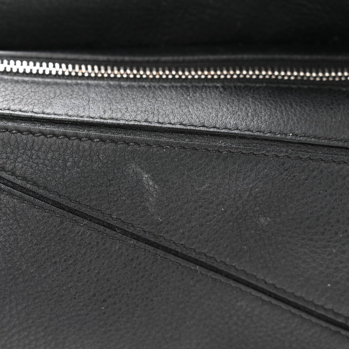 Calfskin Mini Puzzle Bag Black
