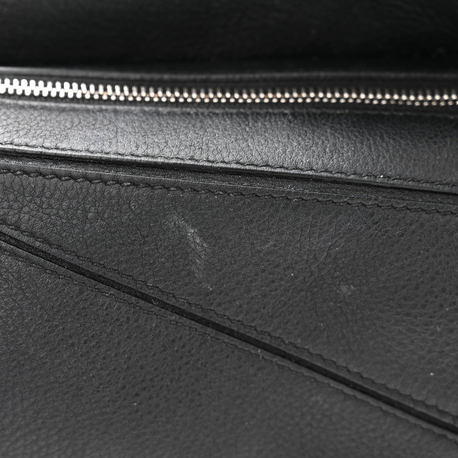 Loewe Calfskin Mini Puzzle Bag Black 10 of 10