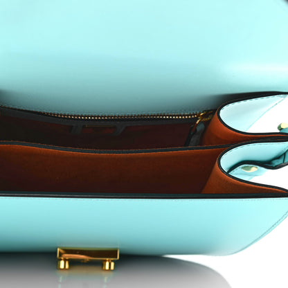 MCM Calfskin Patricia Crossbody Bag Pool Blue 4 of 4