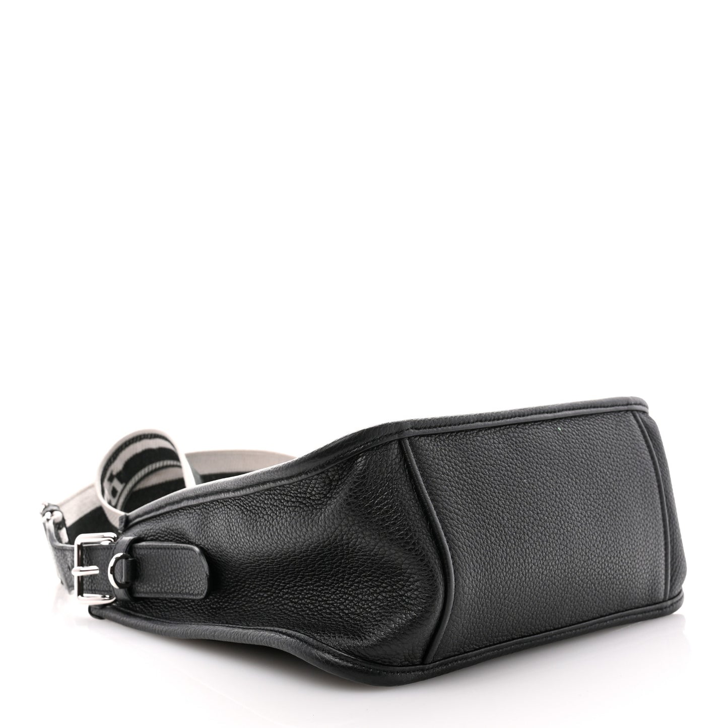 Vitello Daino Soft Hobo Messenger Bag Black