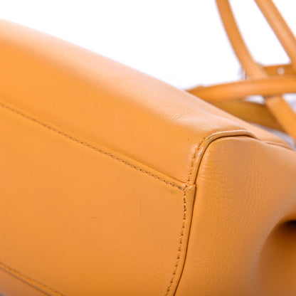 Fendi Nappa Mini Peekaboo Iconic Satchel Giallo Syrup 12 of 25