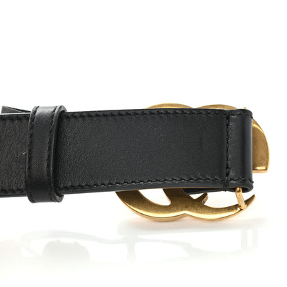 Gucci Calfskin Double G 30mm Belt 75 30 Black 7 of 10