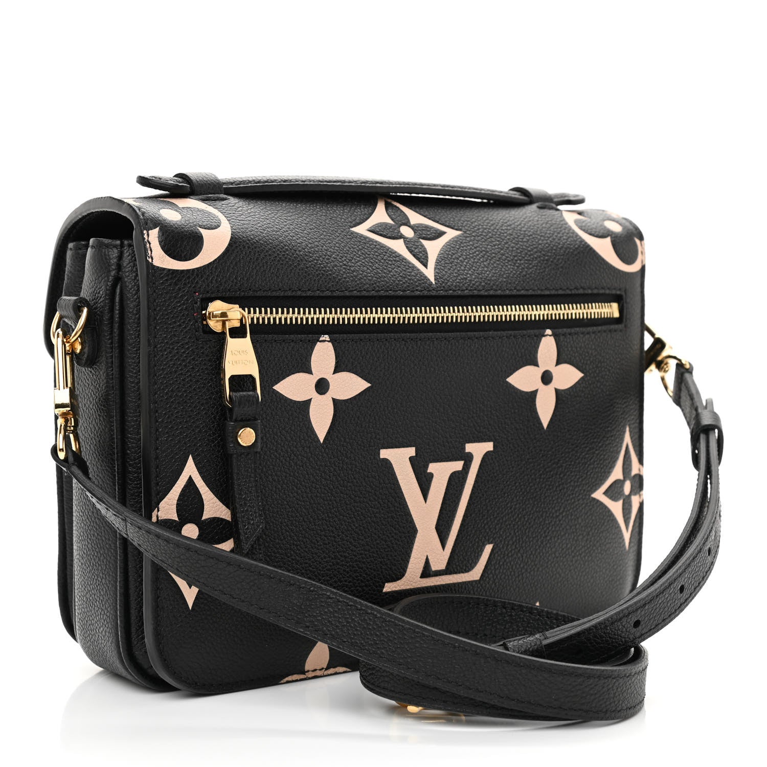 Louis Vuitton Empreinte Monogram Giant Pochette Metis Black Beige 3 of 12