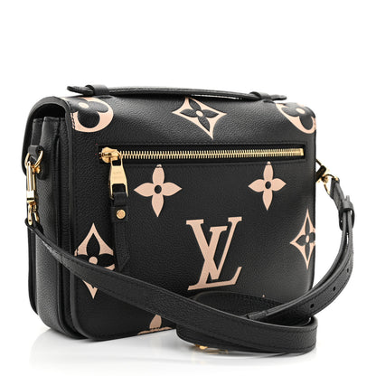 Louis Vuitton Empreinte Monogram Giant Pochette Metis Black Beige 3 of 12