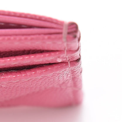 Chanel Caviar Quilted Card Holder Pink 9 of 10