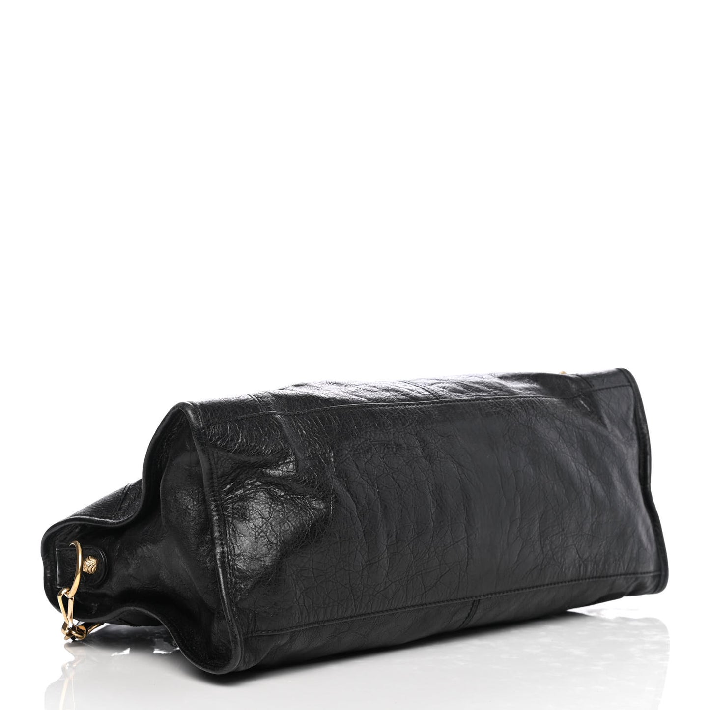 Agneau Giant 12 Gold Hardware Part Time Black