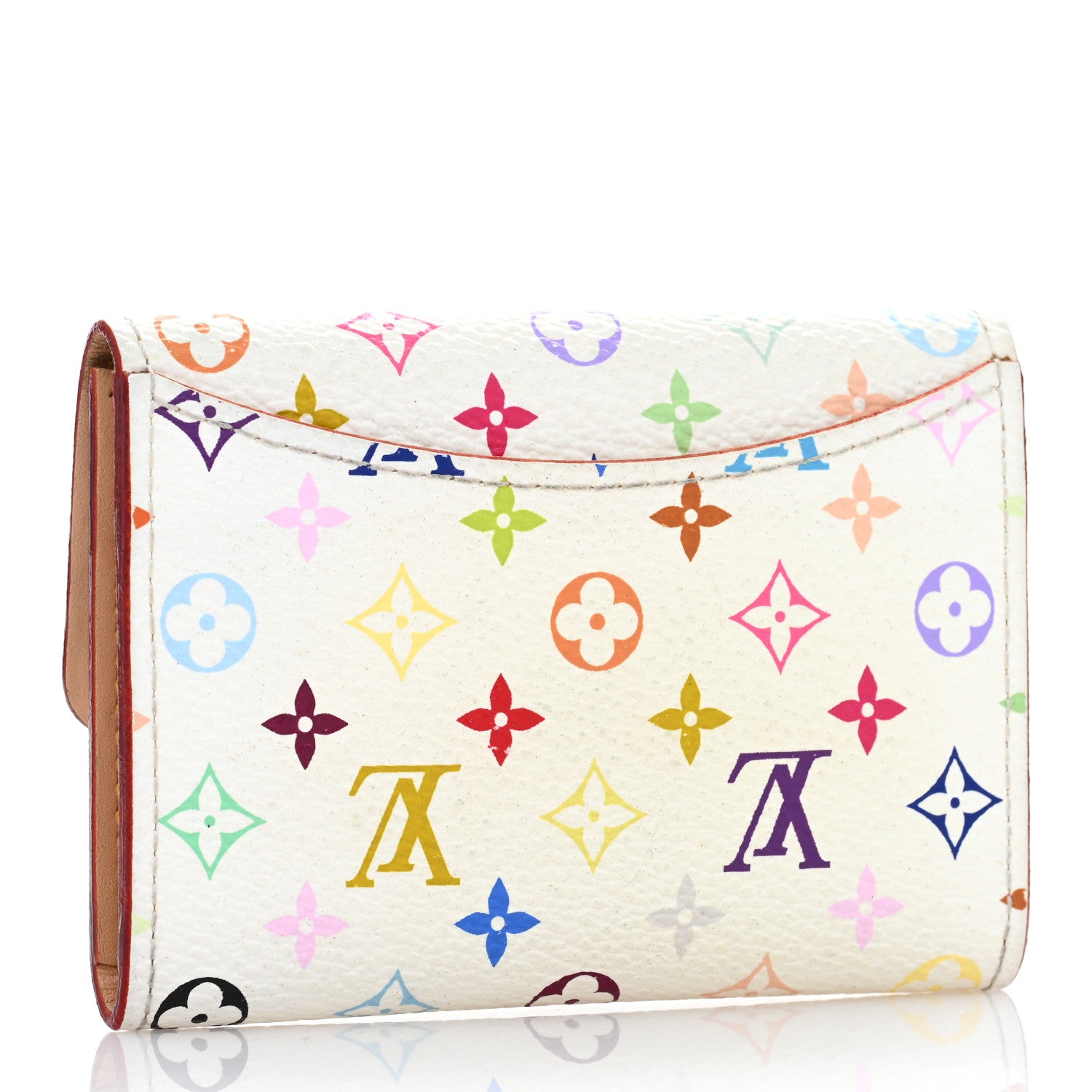 Louis Vuitton Monogram Multicolor Business Card Holder White 3 of 6