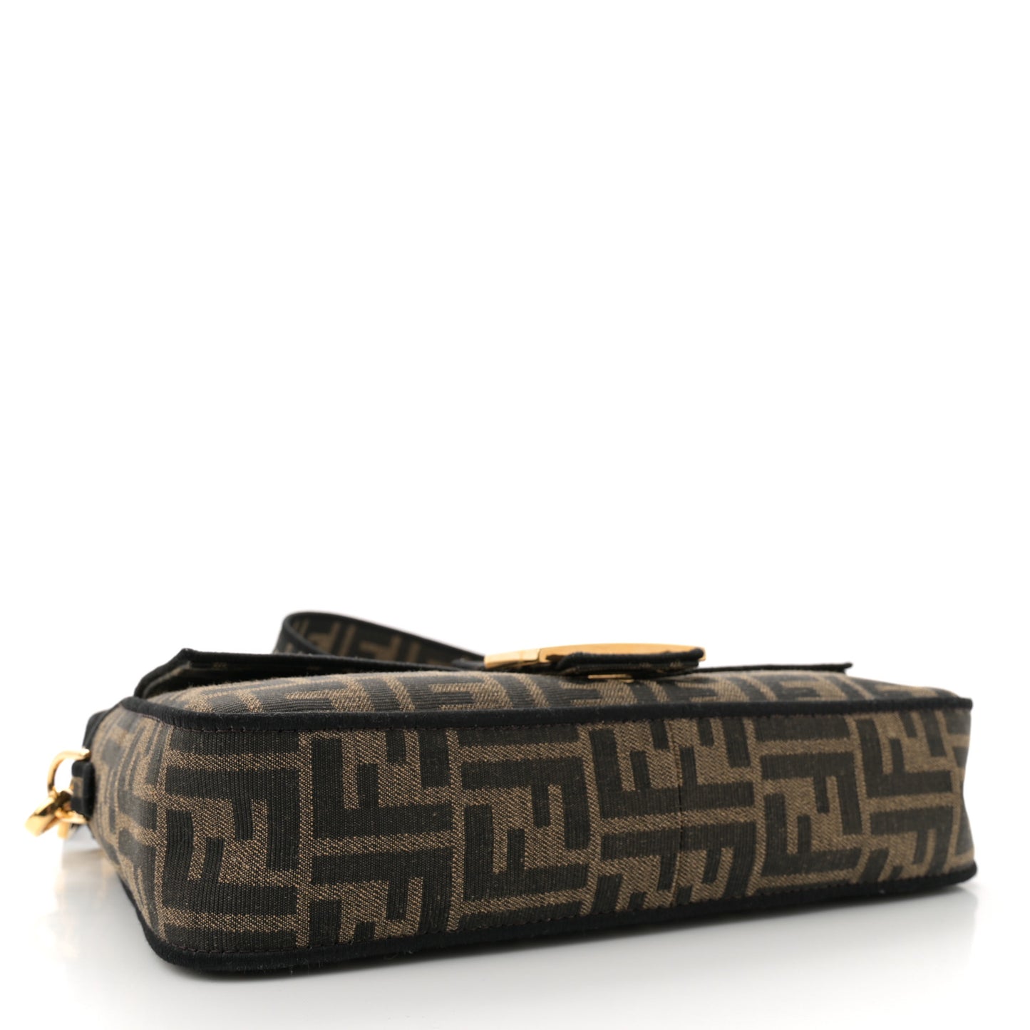 Fabric Jacquard FF 1974 Medium Baguette Tobacco Moro Black