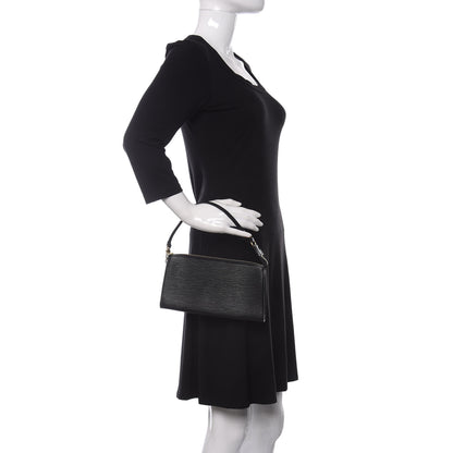 Louis Vuitton Epi Pochette Accessories 24 Black 2 of 10