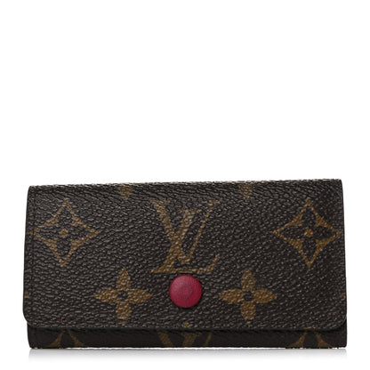 Louis Vuitton Monogram 4 Key Multicles Holder Fuchsia 1 of 9