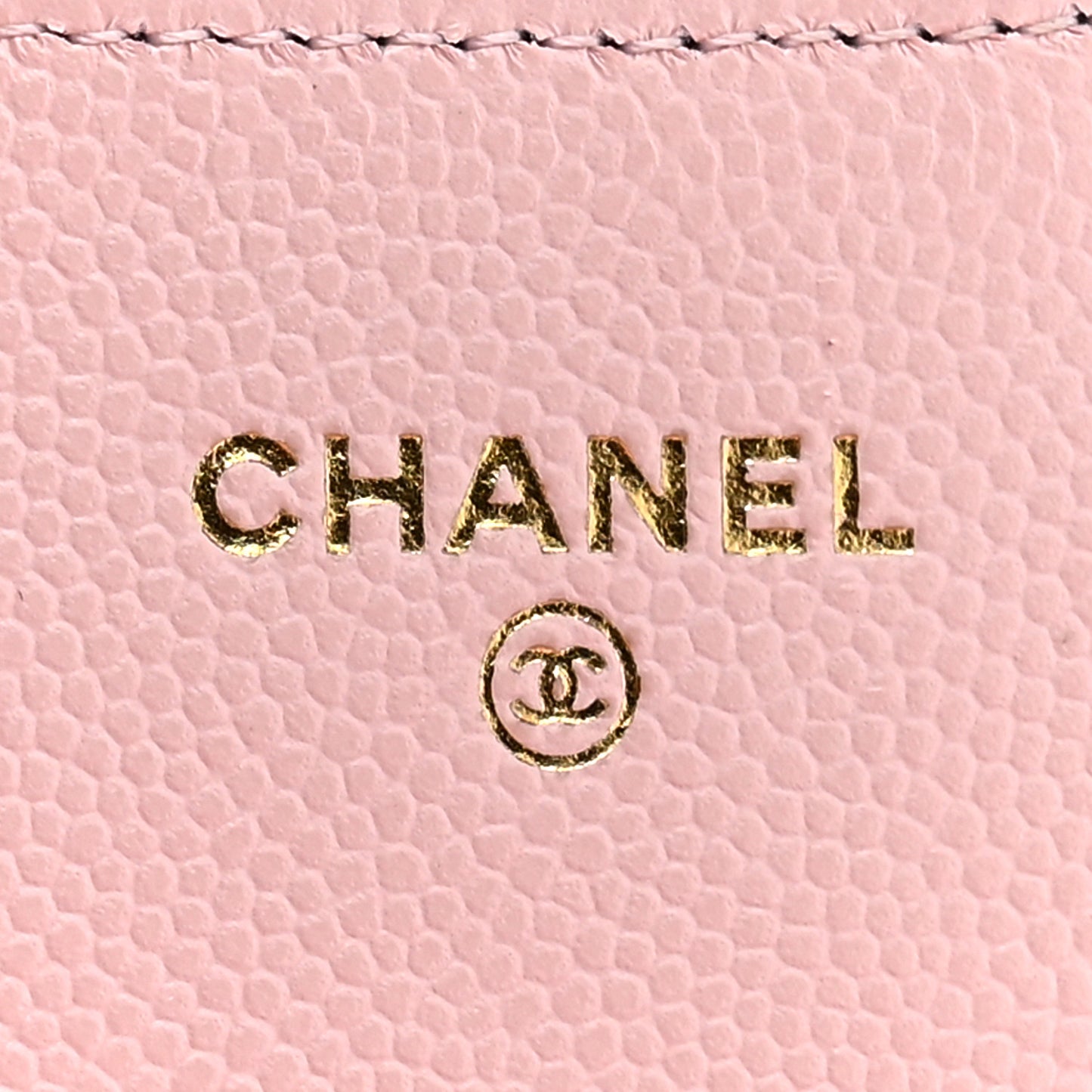 Caviar Quilted Large Gusset Flap Wallet Light Pink