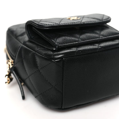 Chanel Caviar Quilted CC Mini Classic Backpack Black 9 of 11