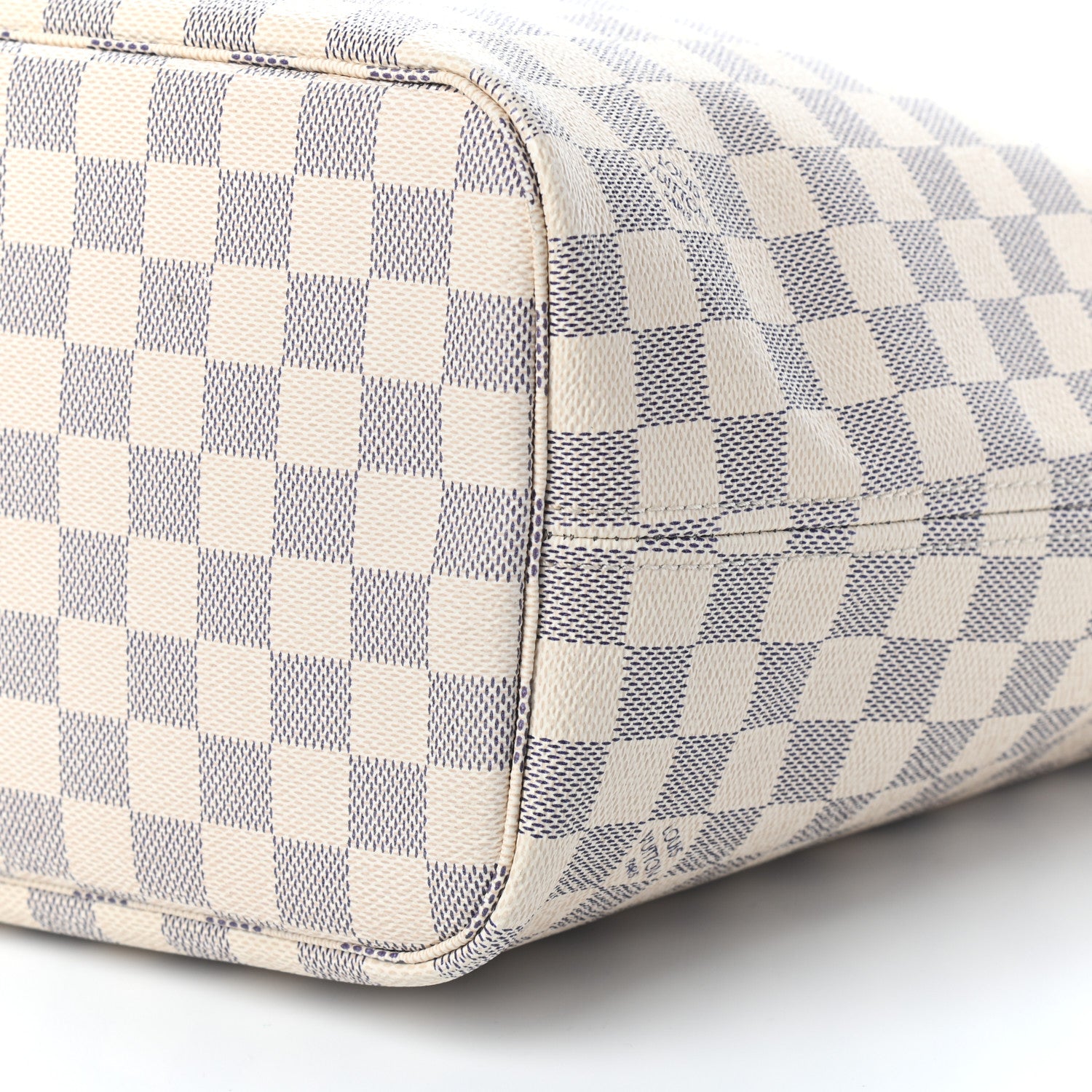 Louis Vuitton Damier Azur Neo Neverfull MM Rose Ballerine 8 of 9