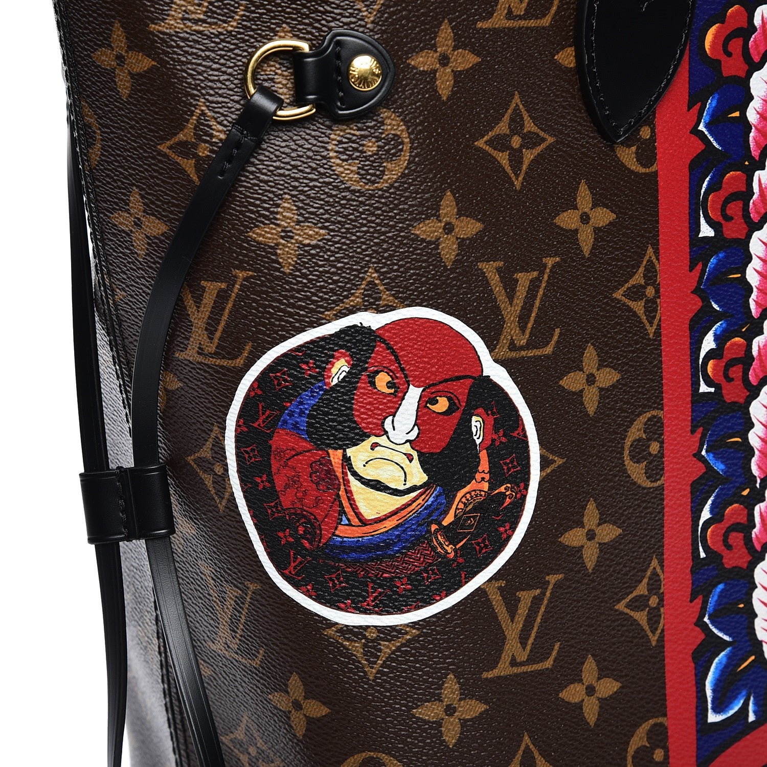 Louis Vuitton Monogram Kabuki Neverfull MM 9 of 9