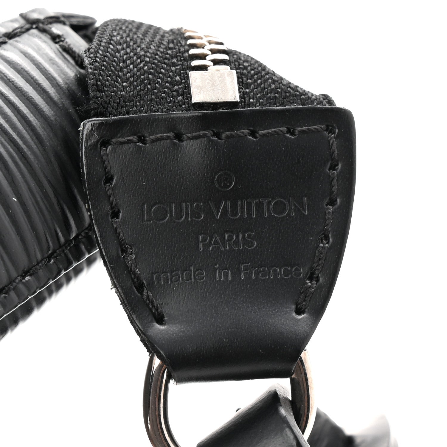 Louis Vuitton Epi Pochette Accessories NM Black 6 of 10