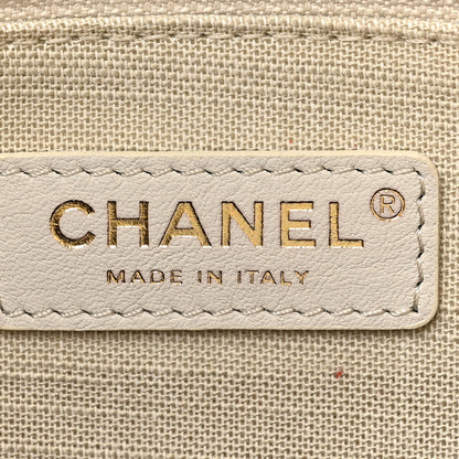 Chanel Mixed Fibers Small Deauville Tote White 8 of 17