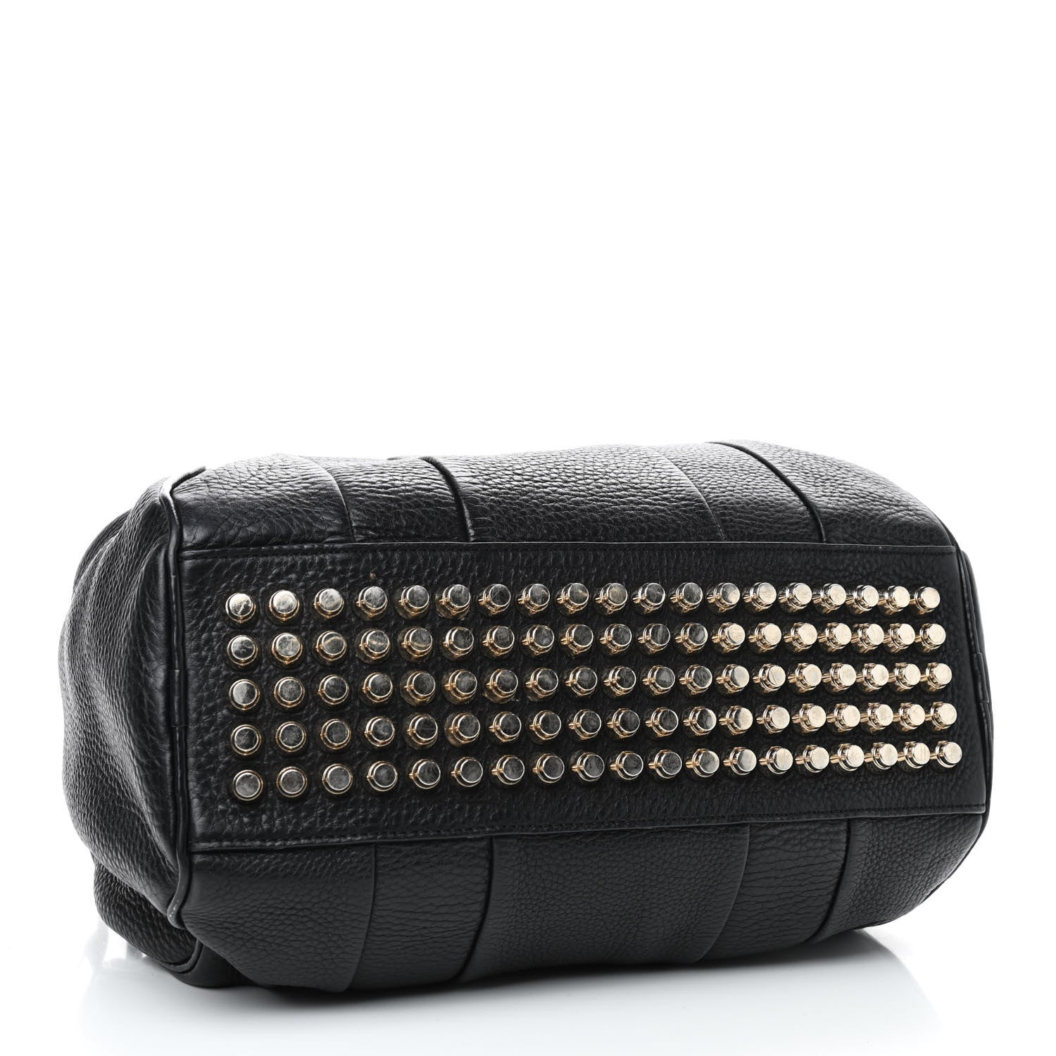 Alexander Wang Pebbled Lambskin Rockie Black Pale Gold Hardware 4 of 10