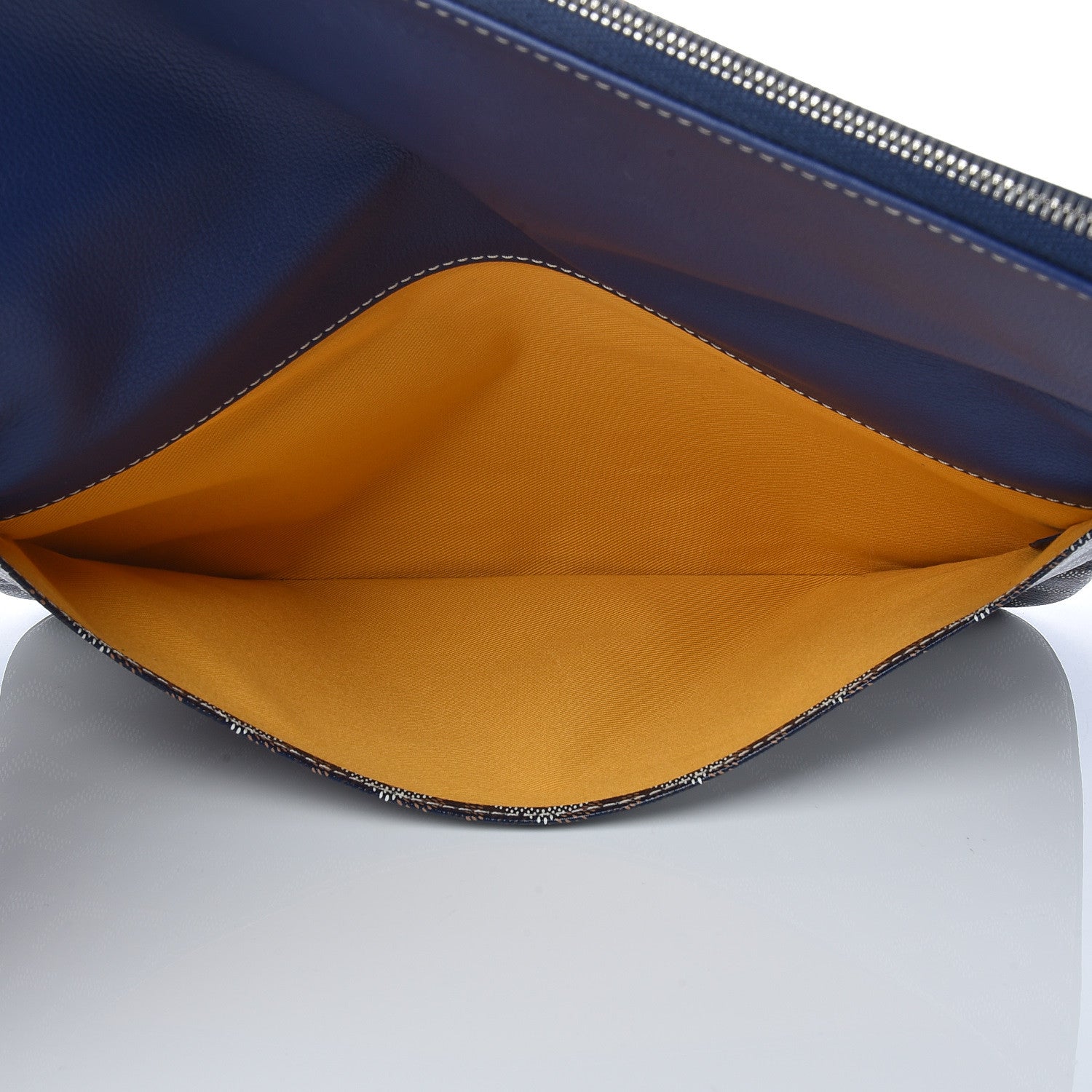 Goyard Goyardine Sainte Marie Soft Clutch Navy 5 of 8