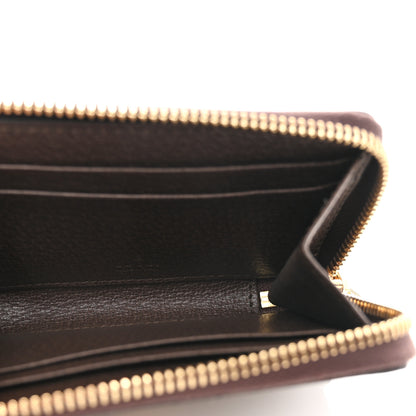 Gucci GG Supreme Monogram Textured Dollar Calfskin Web Ophidia Zip Around Card Case Wallet Beige Ebony New Acero 5 of 7