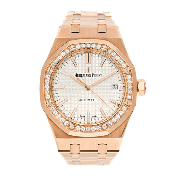 Audemars Piguet Royal Oak Rose Gold Diamond Bezel