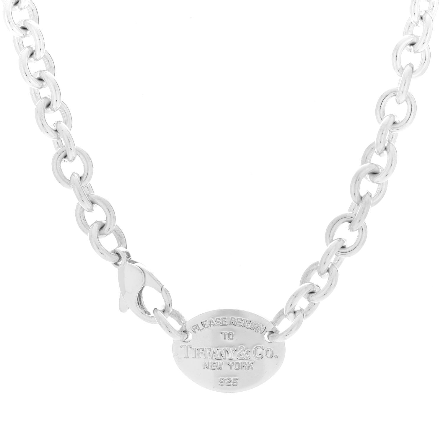 Tiffany Oval Tag Choker