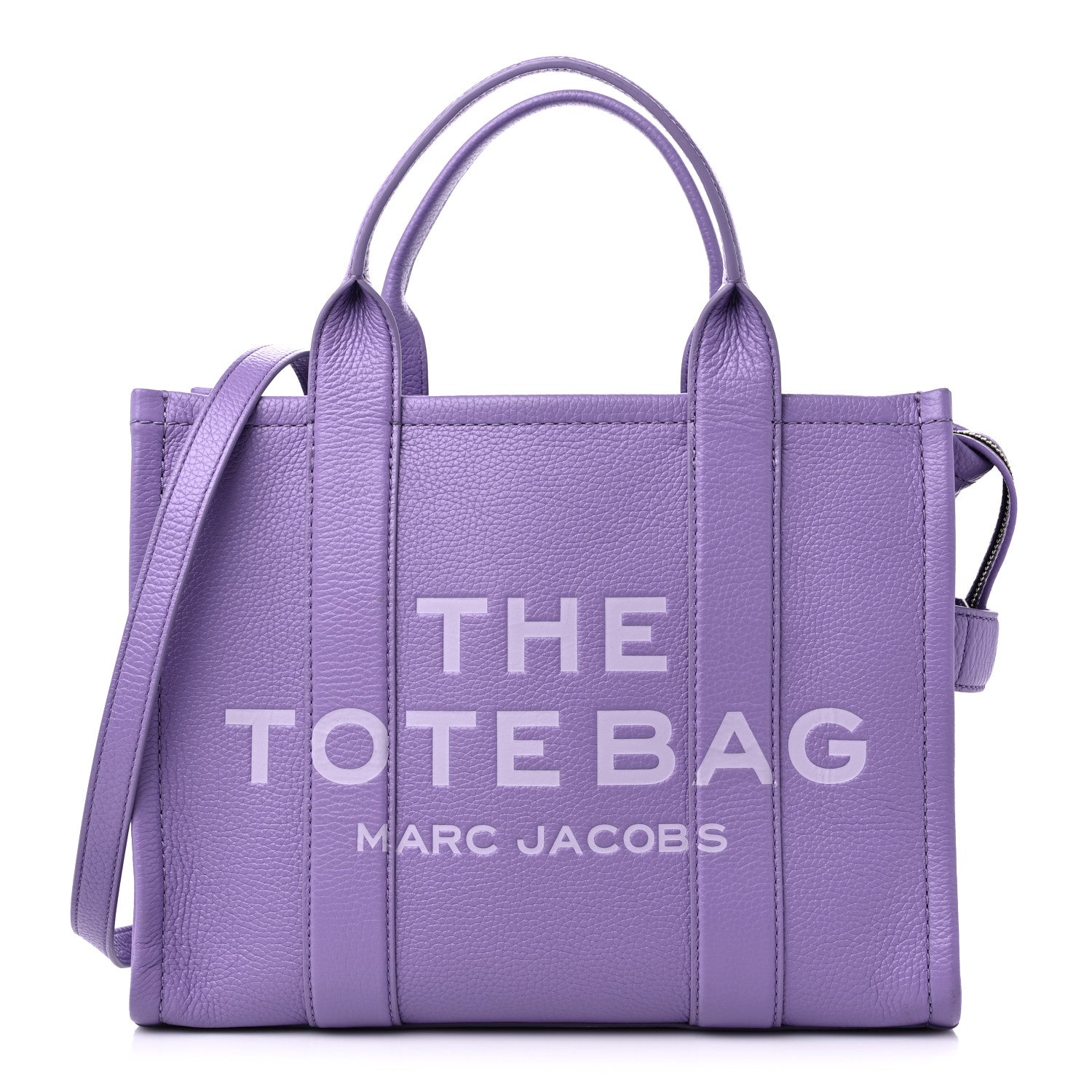 MARC JACOBS Grained Calfskin Medium The Tote Bag in the color Daybreak by FASHIONPHILE