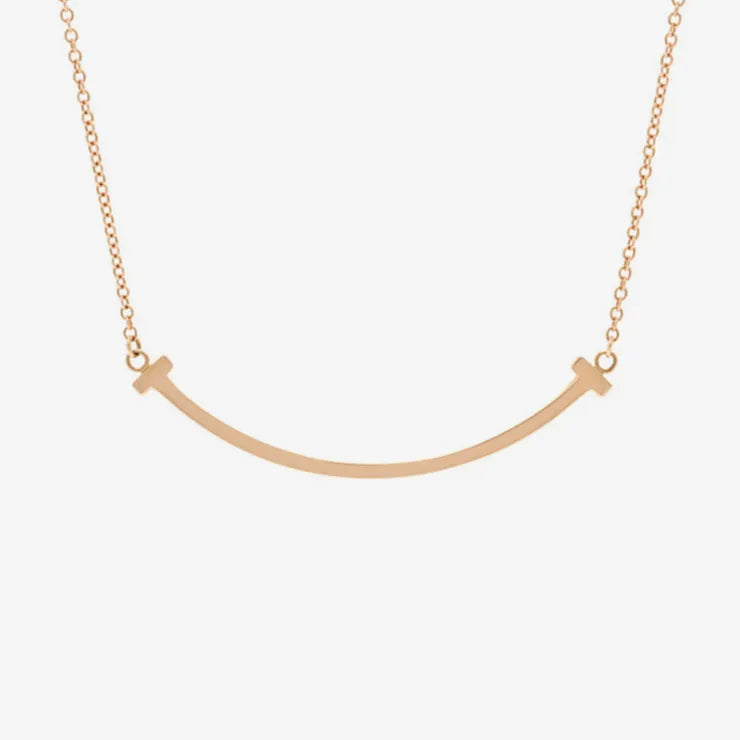 Tiffany T Smile Pendant Necklace