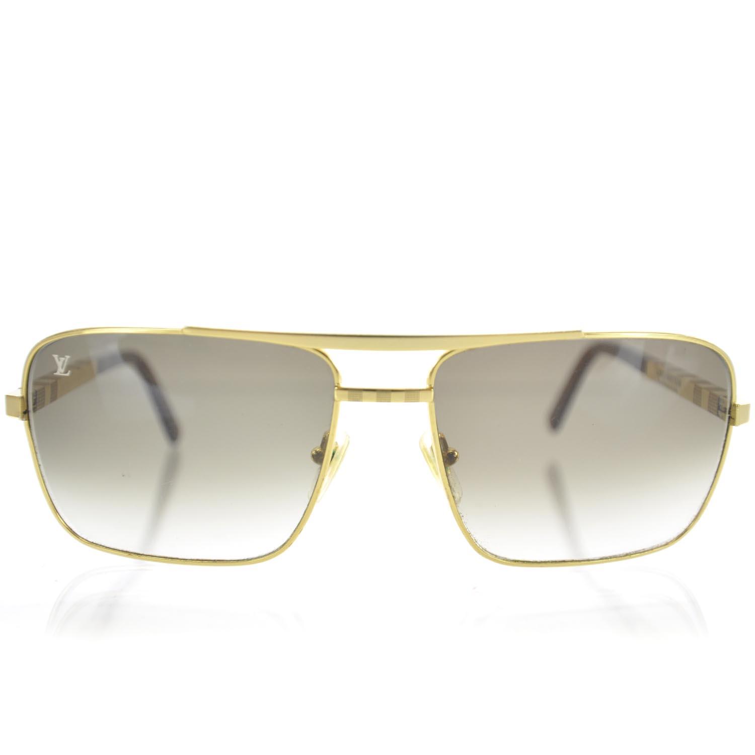 Louis Vuitton, Accessories, Louis Vuitton Attitude Pilote Sunglasses  Silver