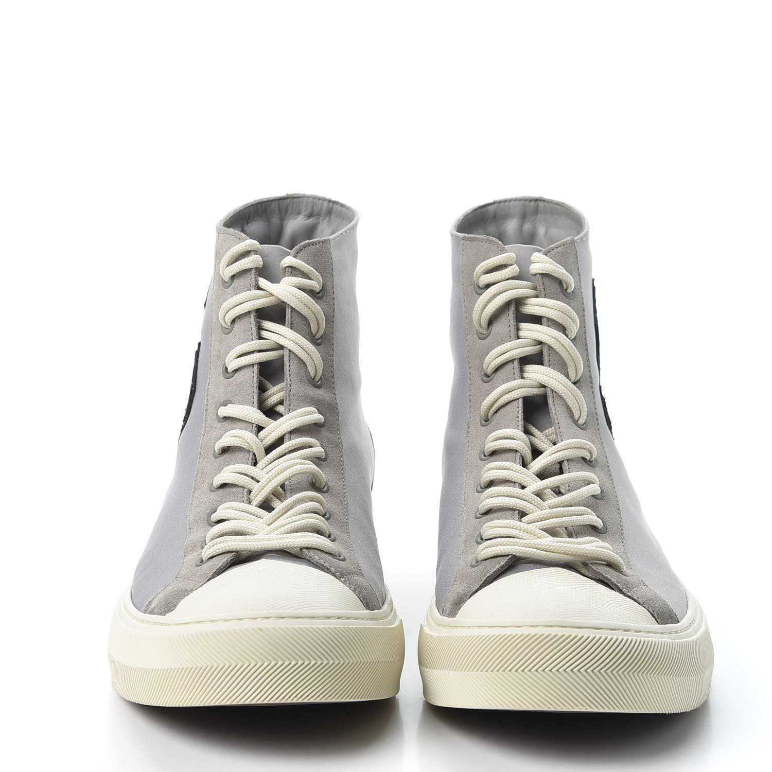 LOUIS VUITTON Suede Sneakers 9 Gray 576125 | FASHIONPHILE