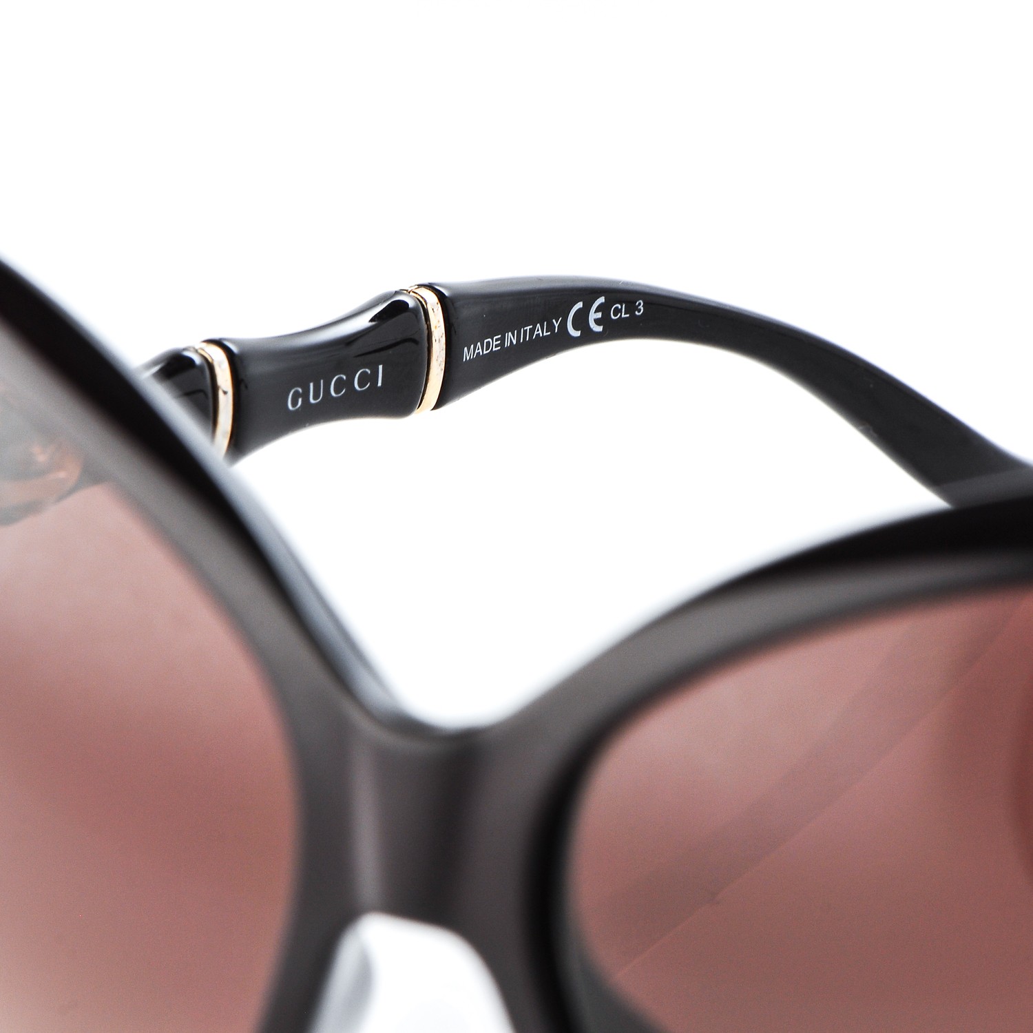 gucci glasses bamboo frame