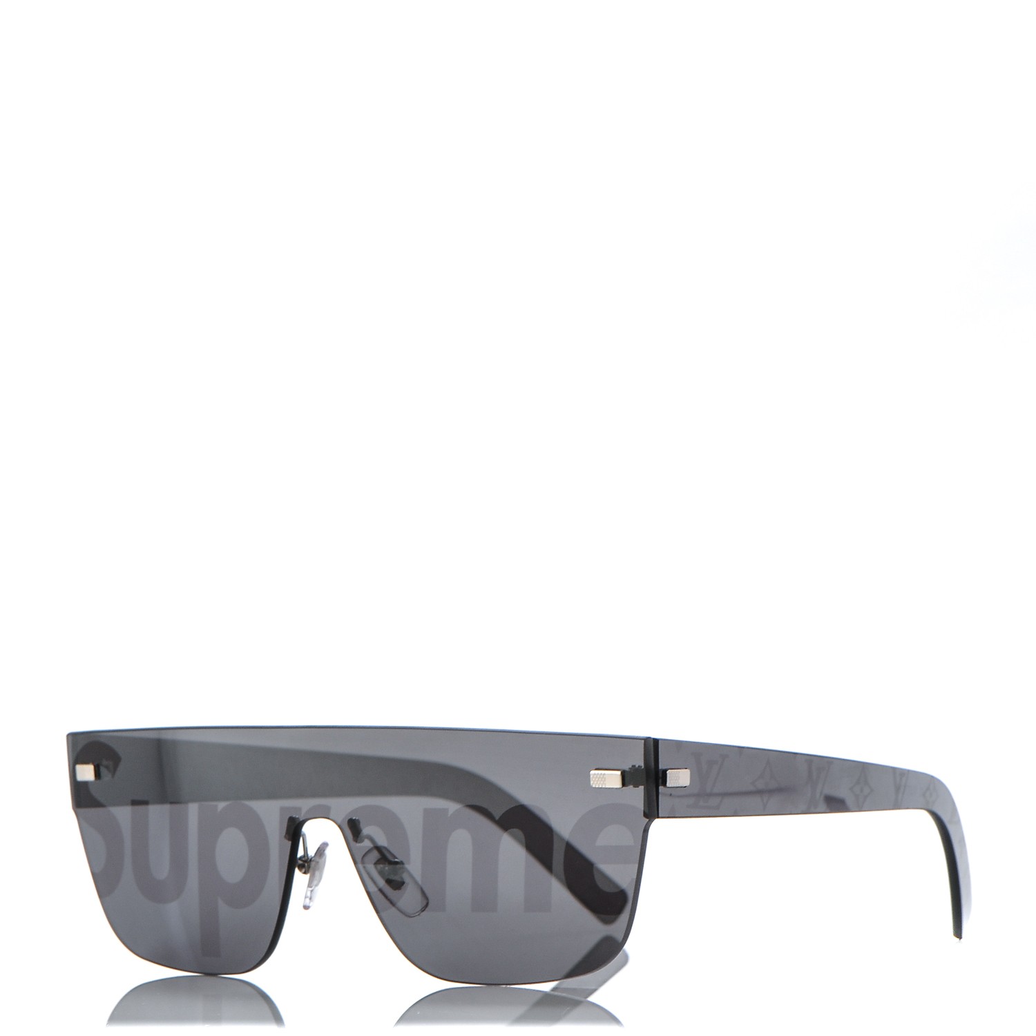 LOUIS VUITTON X Supreme City Mask Sunglasses Black 191266