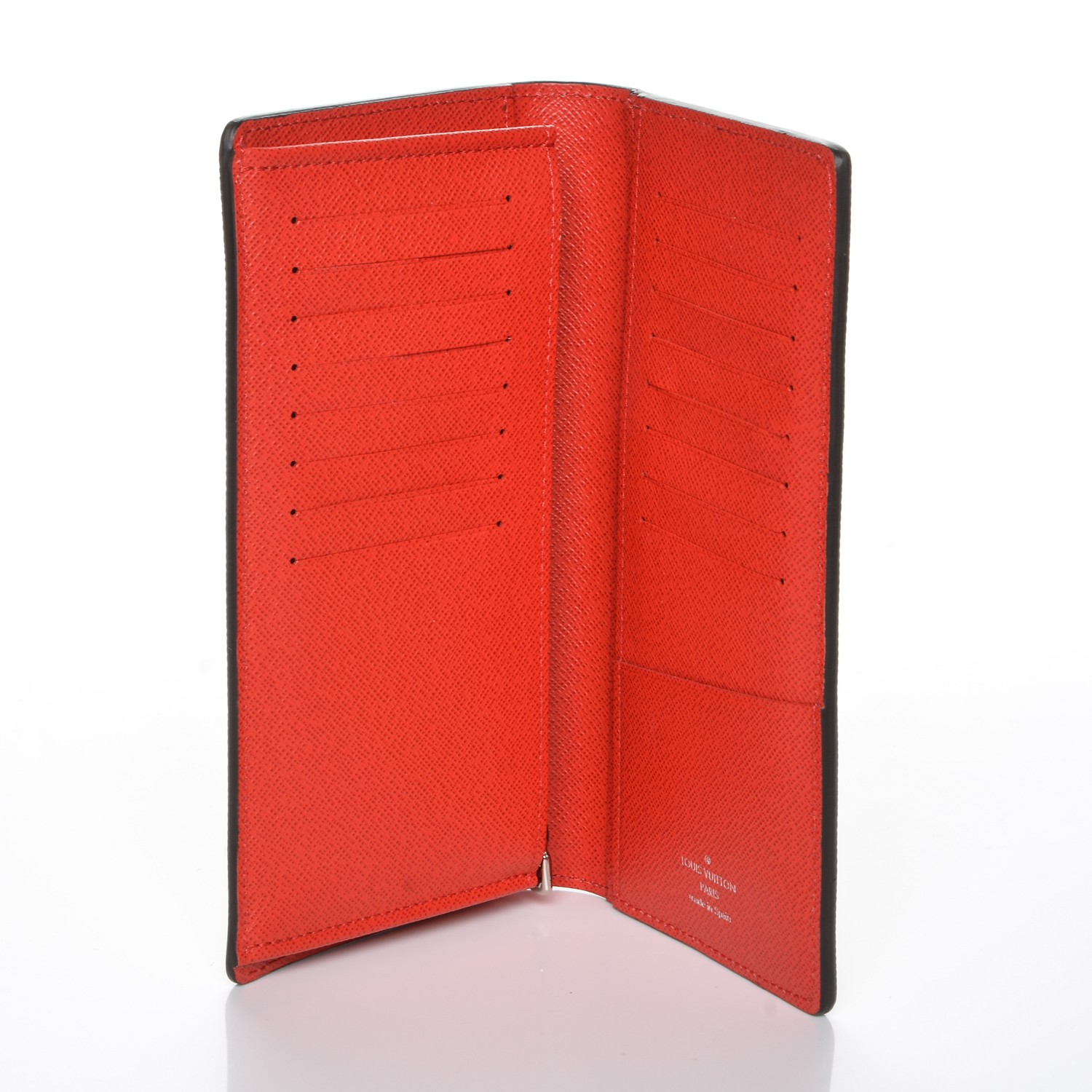 LOUIS VUITTON X Supreme Epi Brazza Wallet Red 194003