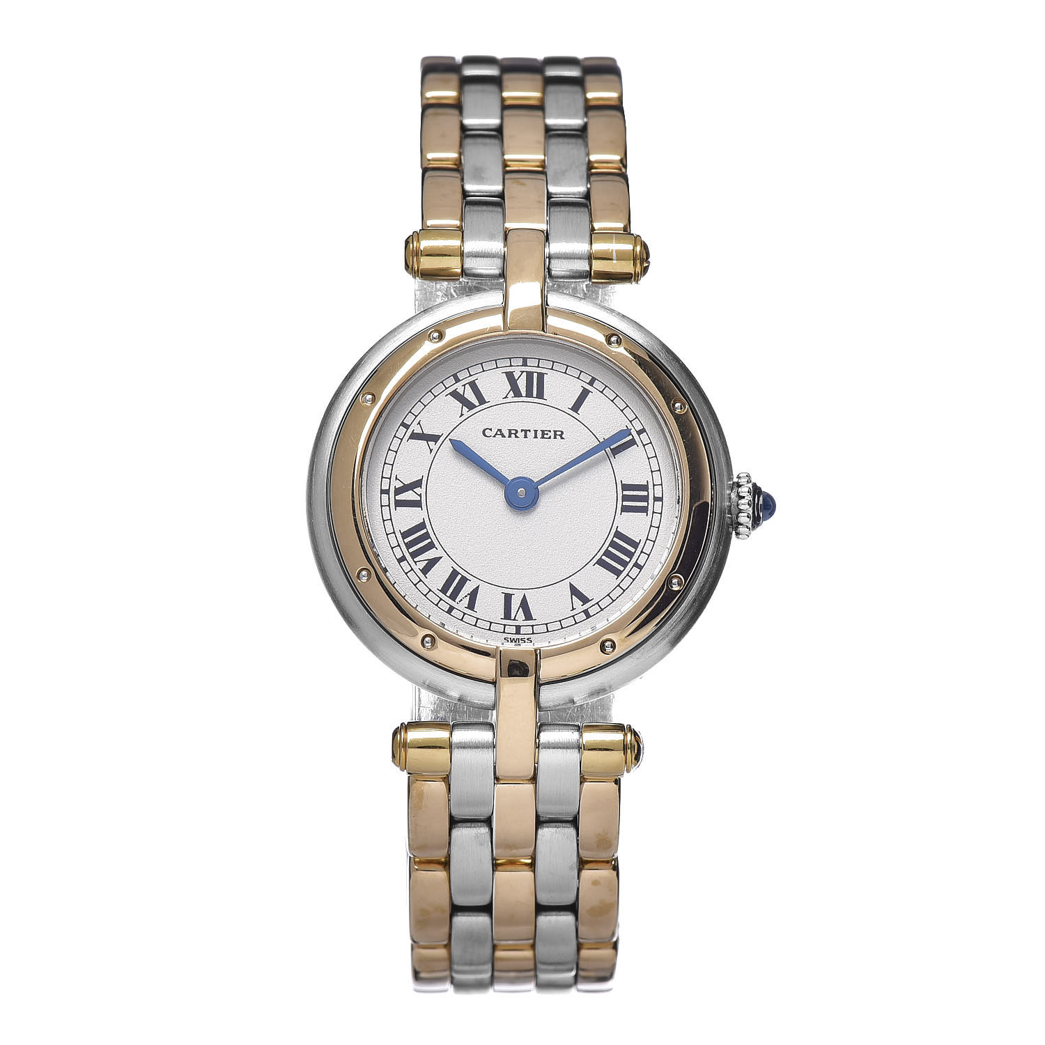 CARTIER Stainless Steel 18K Yellow Gold 24mm Panthere Vendome Quartz ...