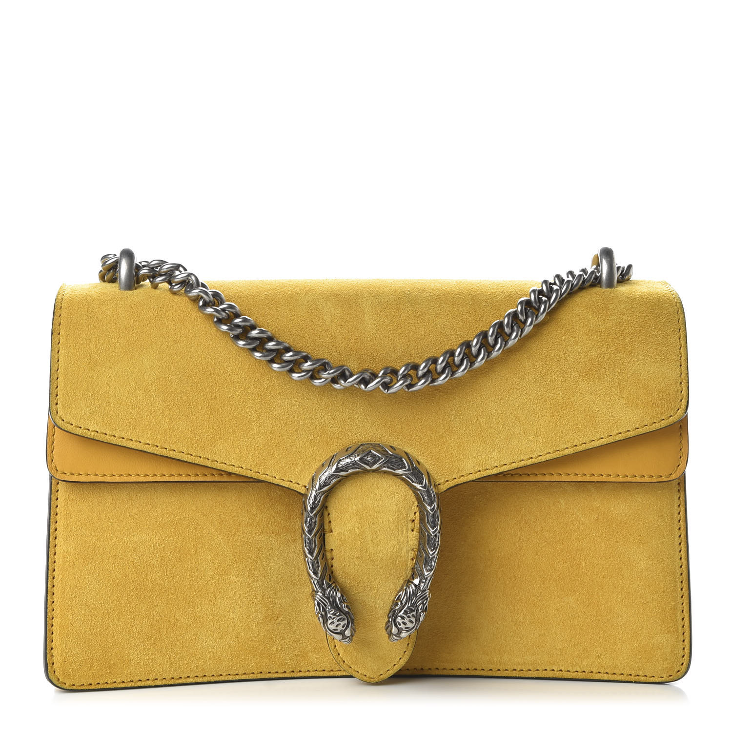 GUCCI Suede Small Dionysus Shoulder Yellow 838347 FASHIONPHILE