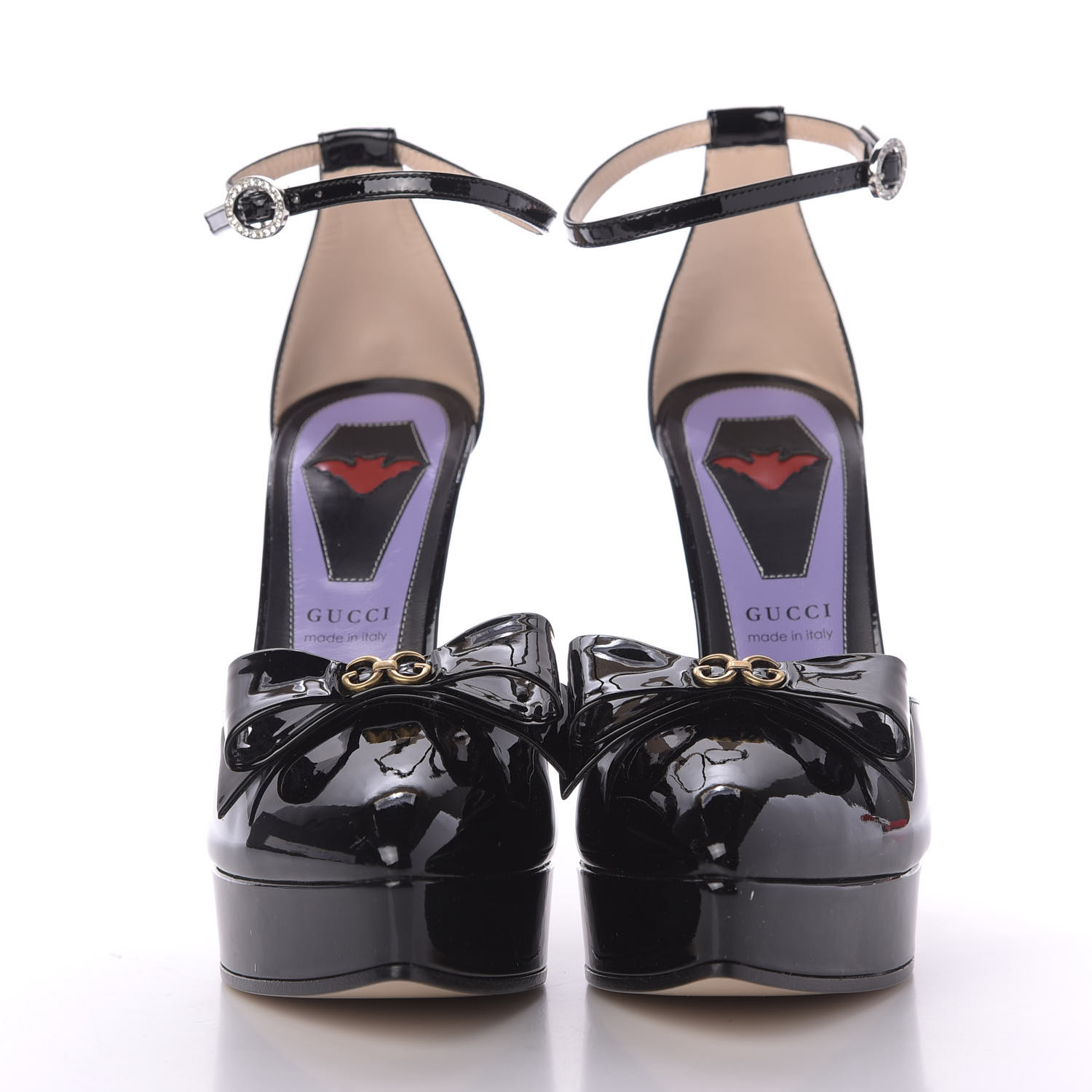 gucci sadie spike platform pump