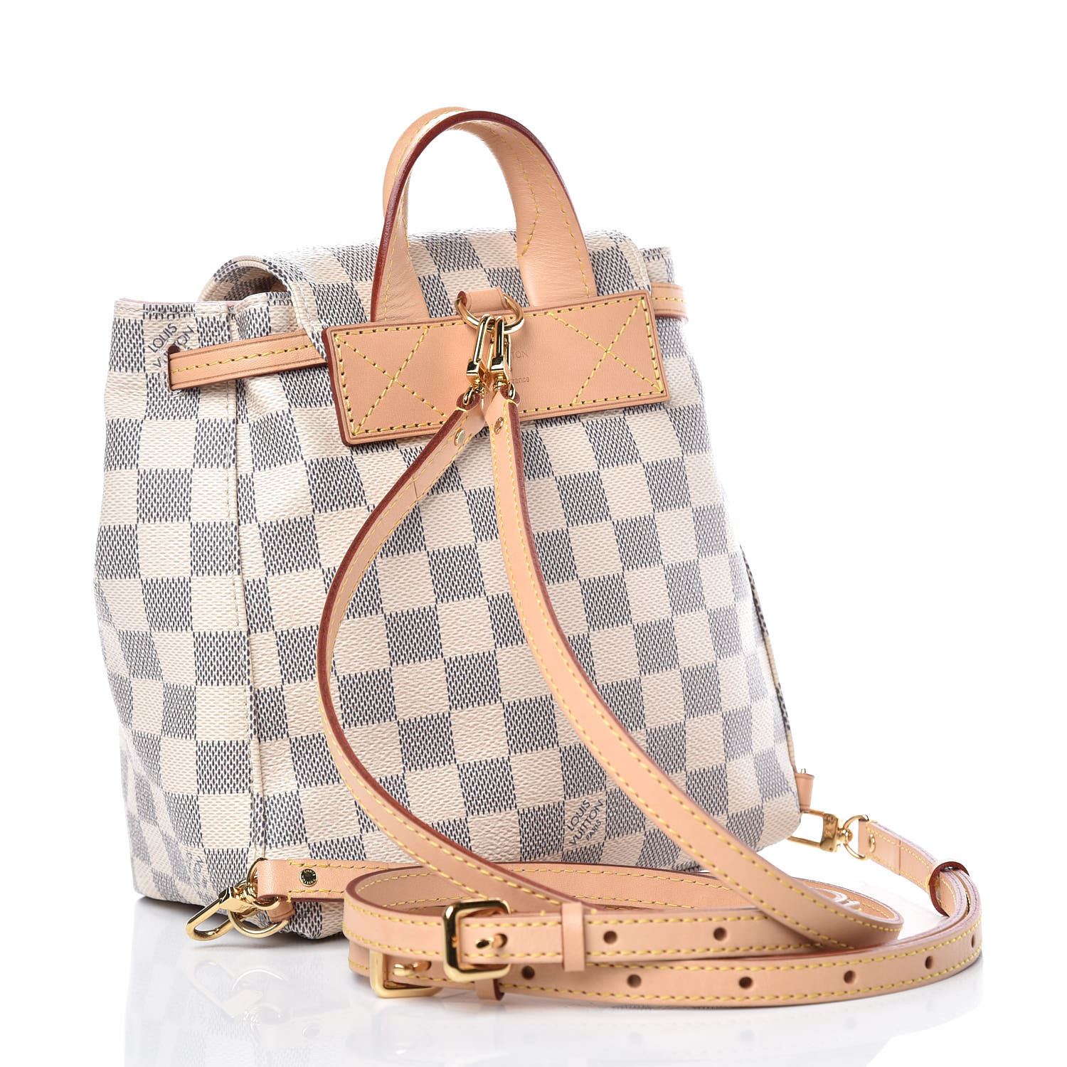 LOUIS VUITTON Damier Azur Sperone BB Backpack 386766