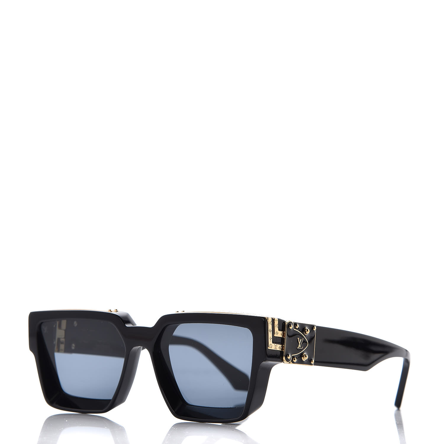 LOUIS VUITTON Acetate 1.1 Millionaires Z1165W Sunglasses Black 385903