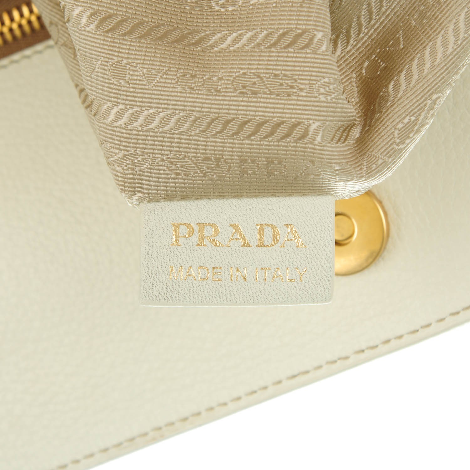 prada straw bag white