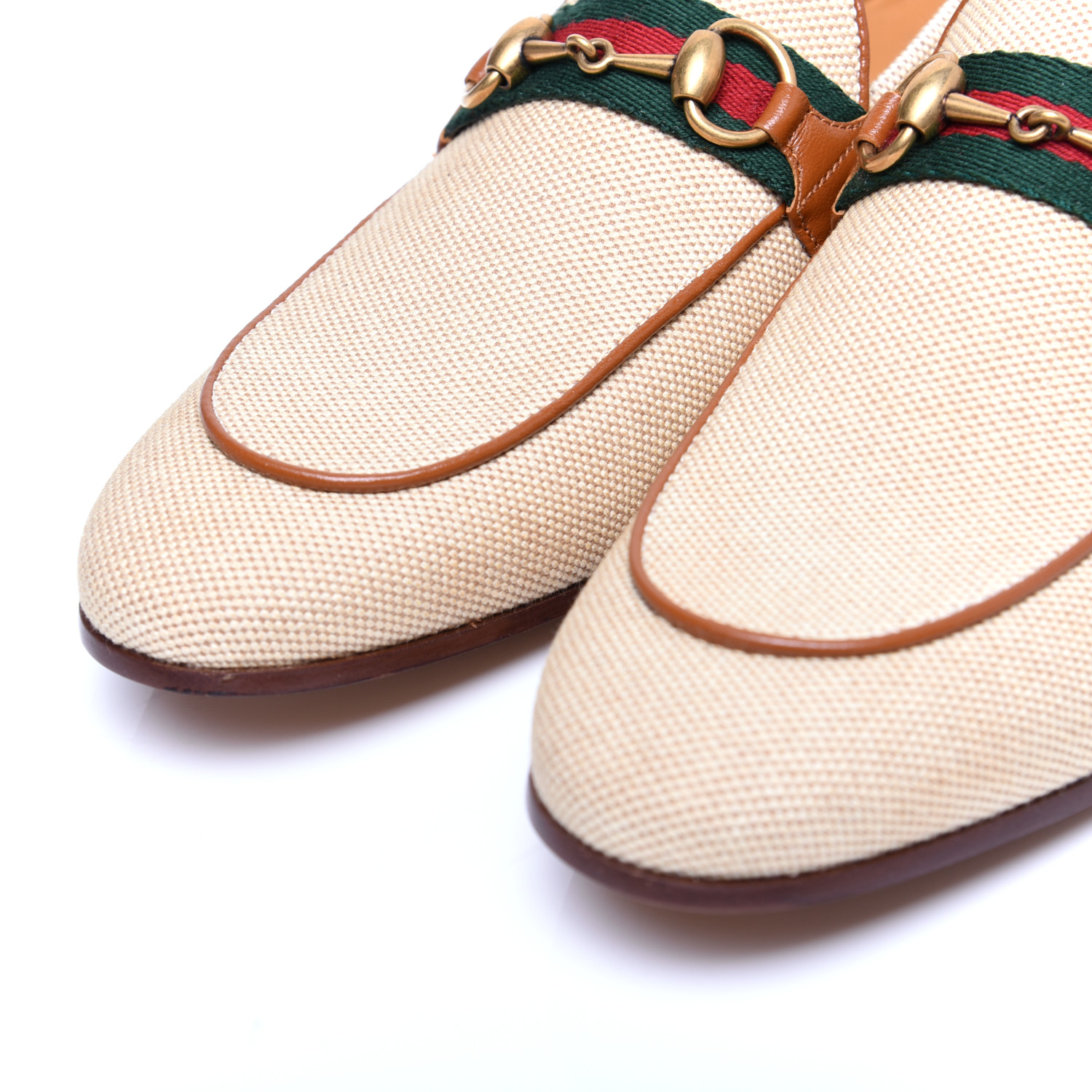 gucci canvas loafer