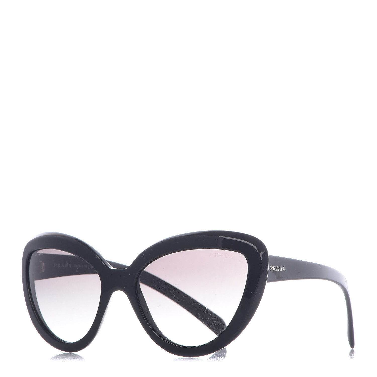 PRADA Cat Eye Sunglasses SPR 08R Black 