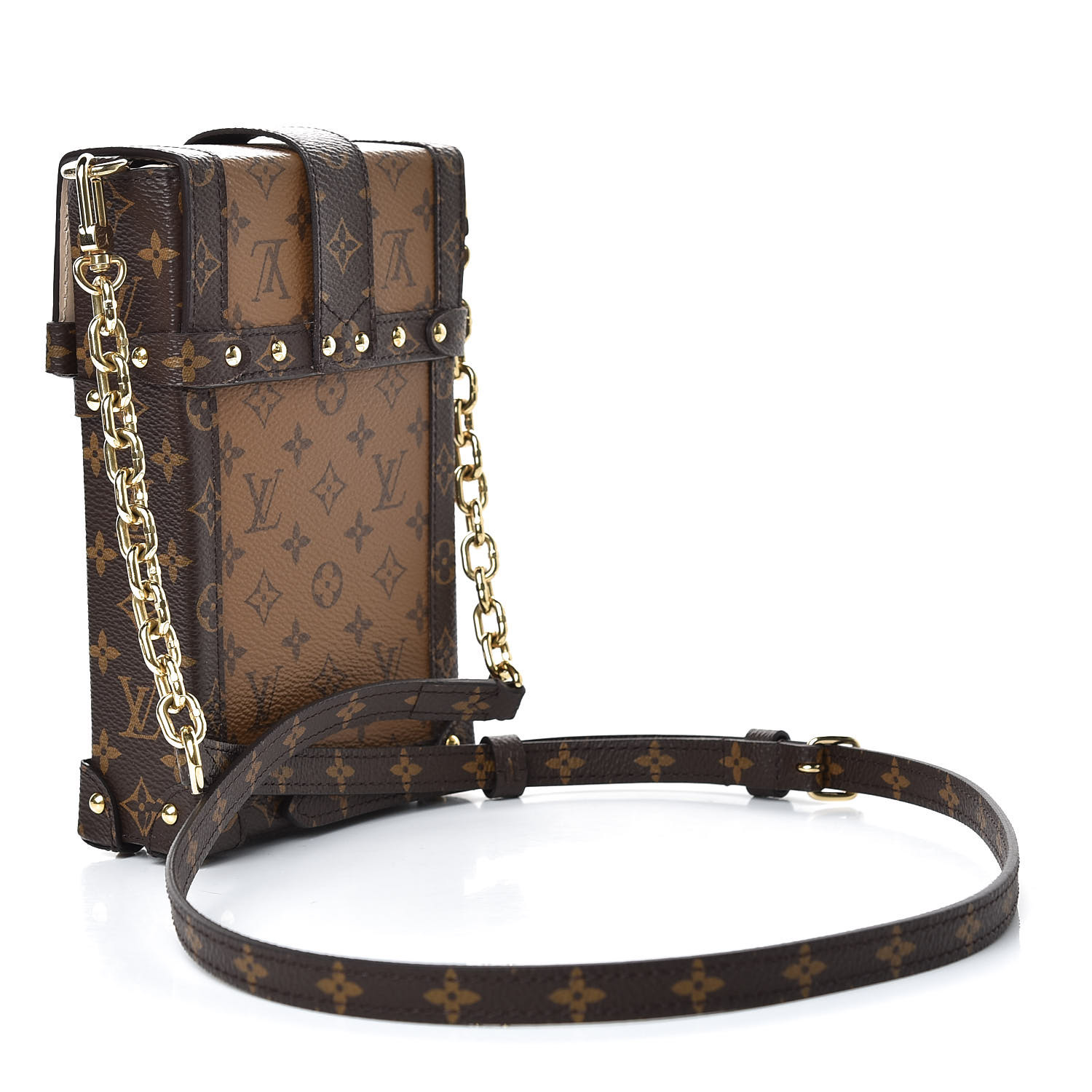 Bag review] Louis Vuitton pochette trunk verticale & Louis Vuitton