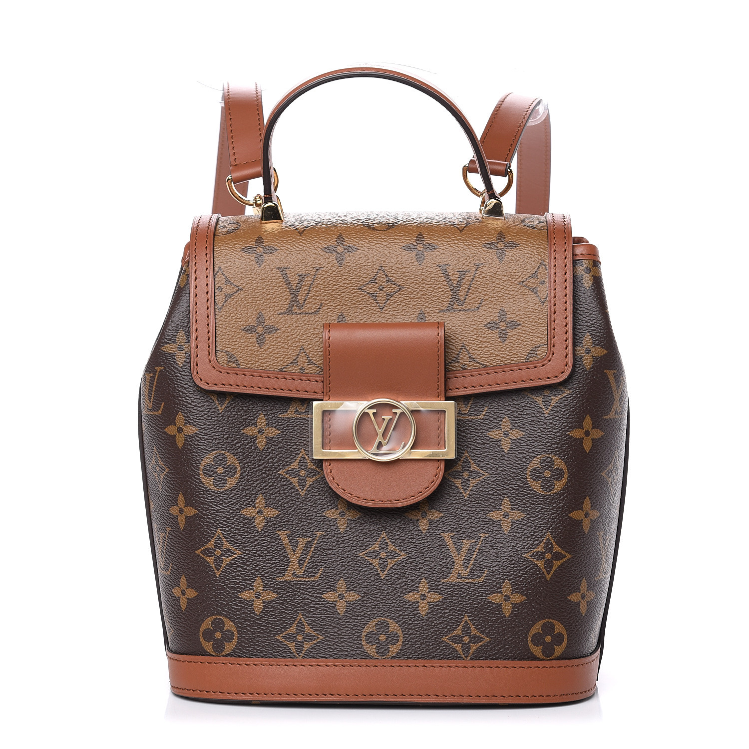 LOUIS VUITTON Reverse Monogram Dauphine Backpack PM 487205