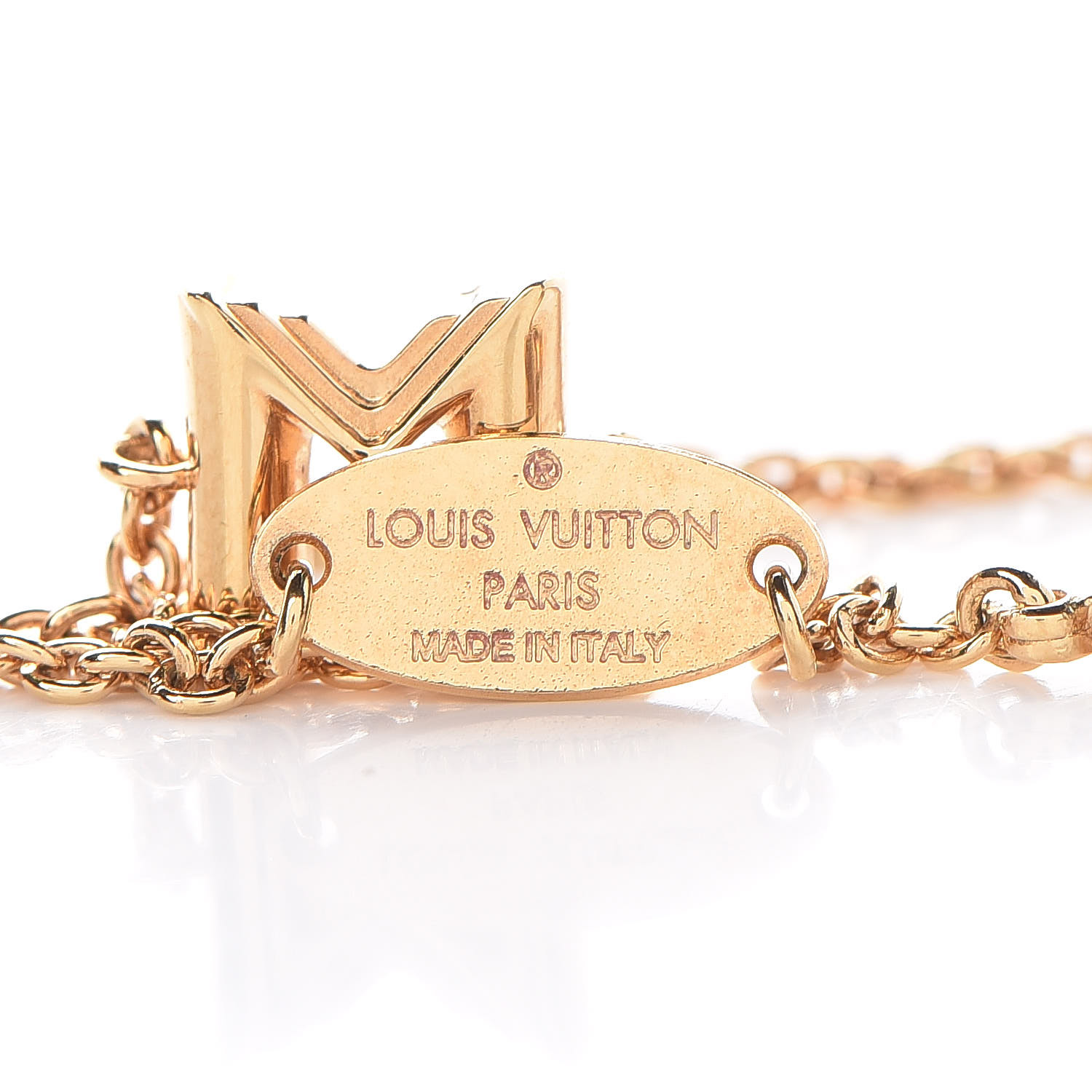 LOUIS VUITTON LV And Me Letter M Bracelet Gold 361939