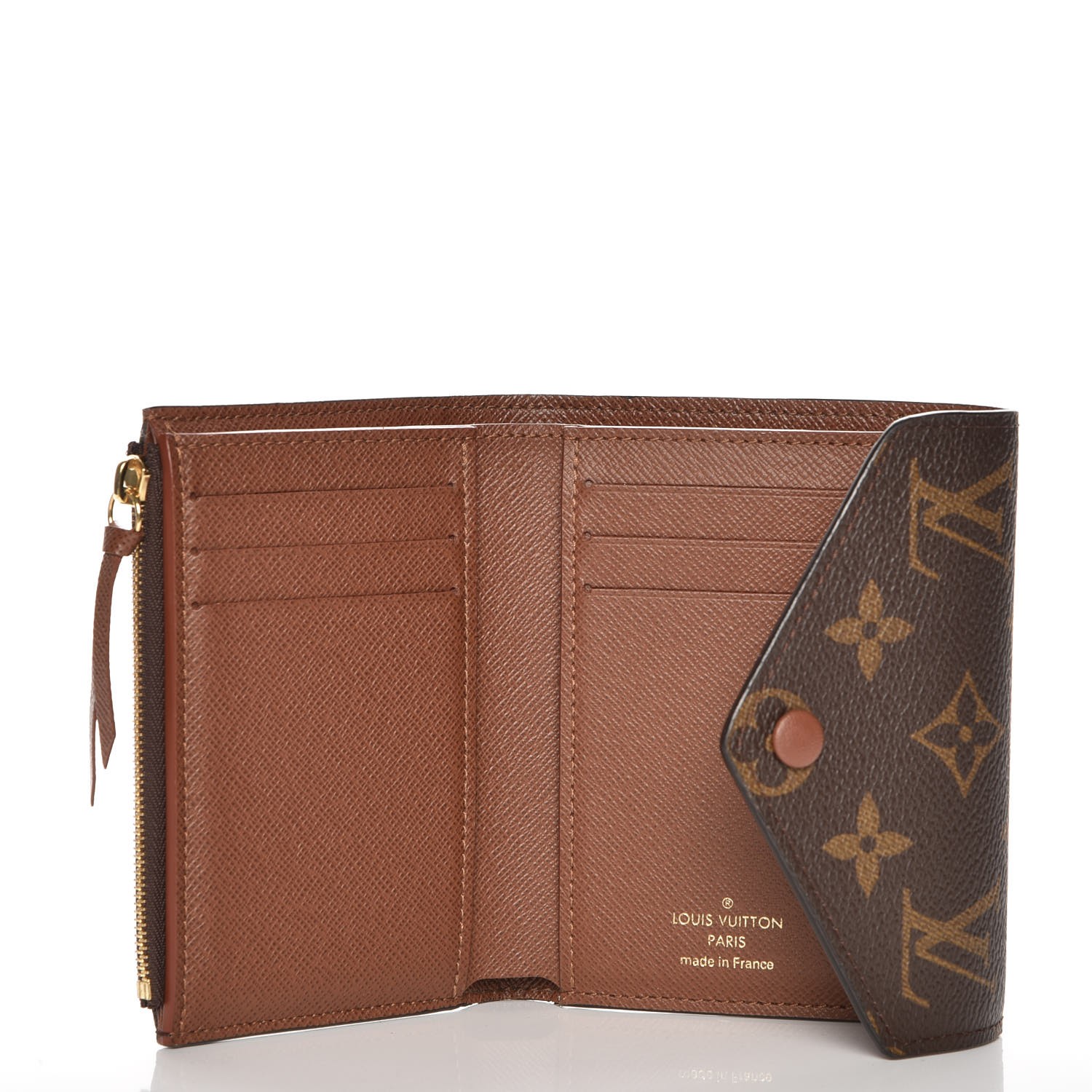 LOUIS VUITTON Monogram Victorine Wallet Brown 230062