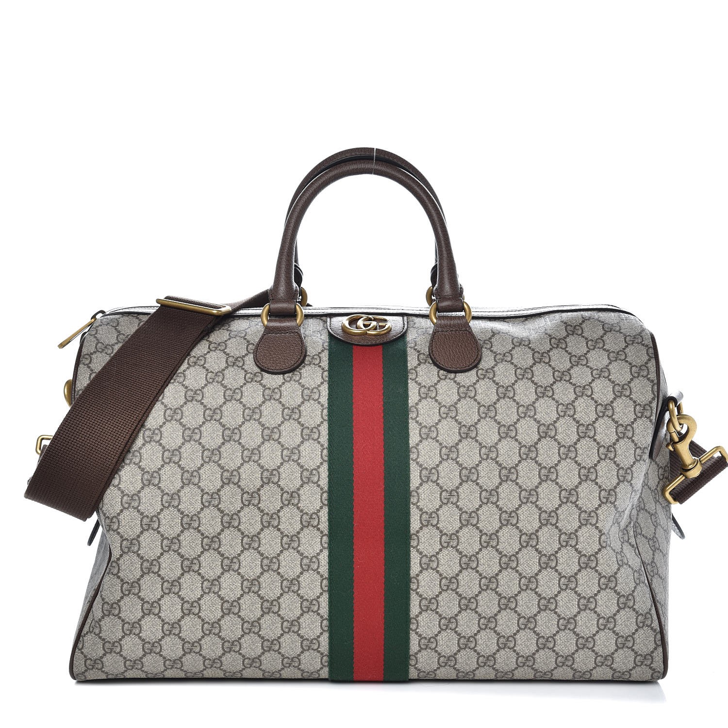 gucci supreme duffle bag