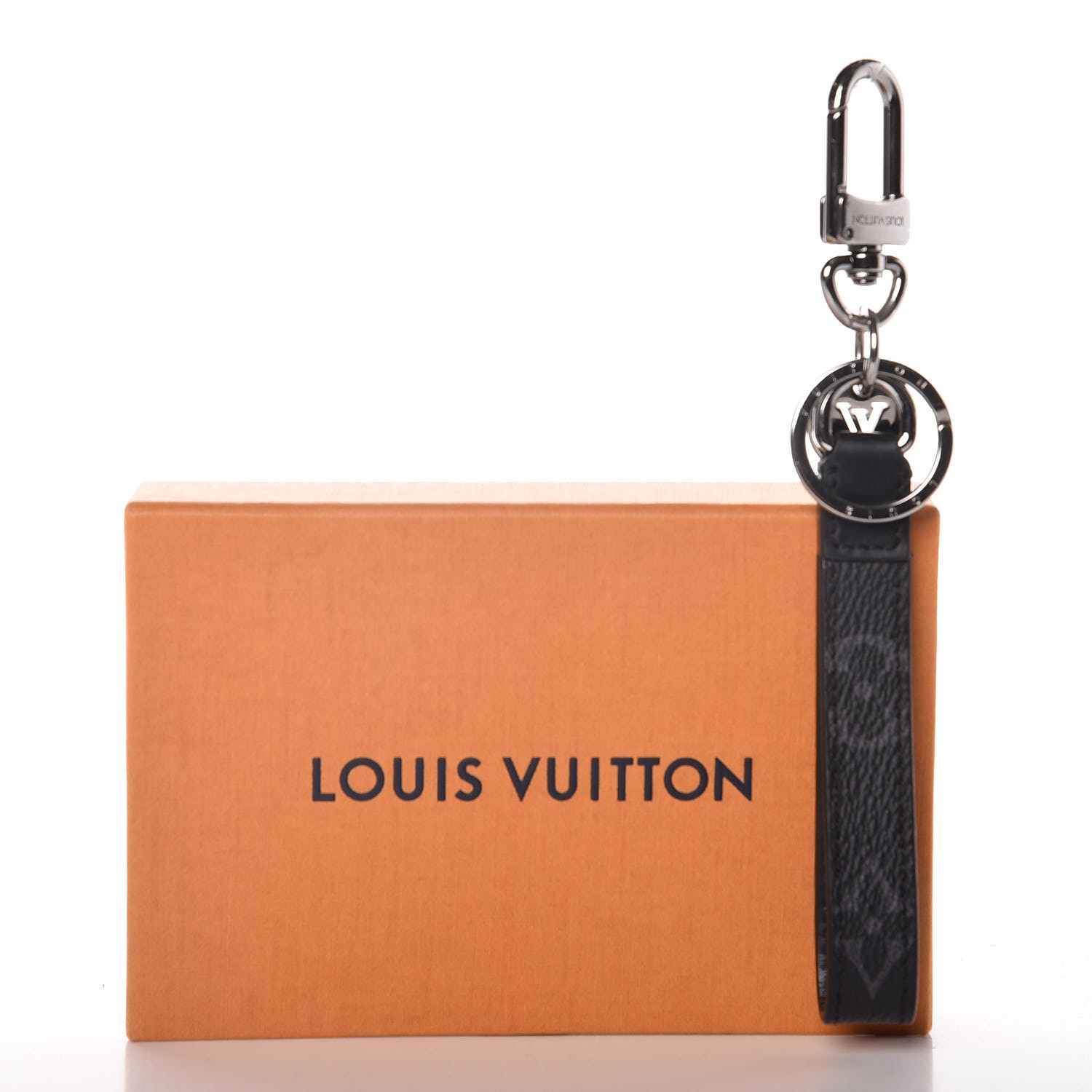 LOUIS VUITTON Monogram Eclipse Dragonne Bag Charm Key Holder 307692