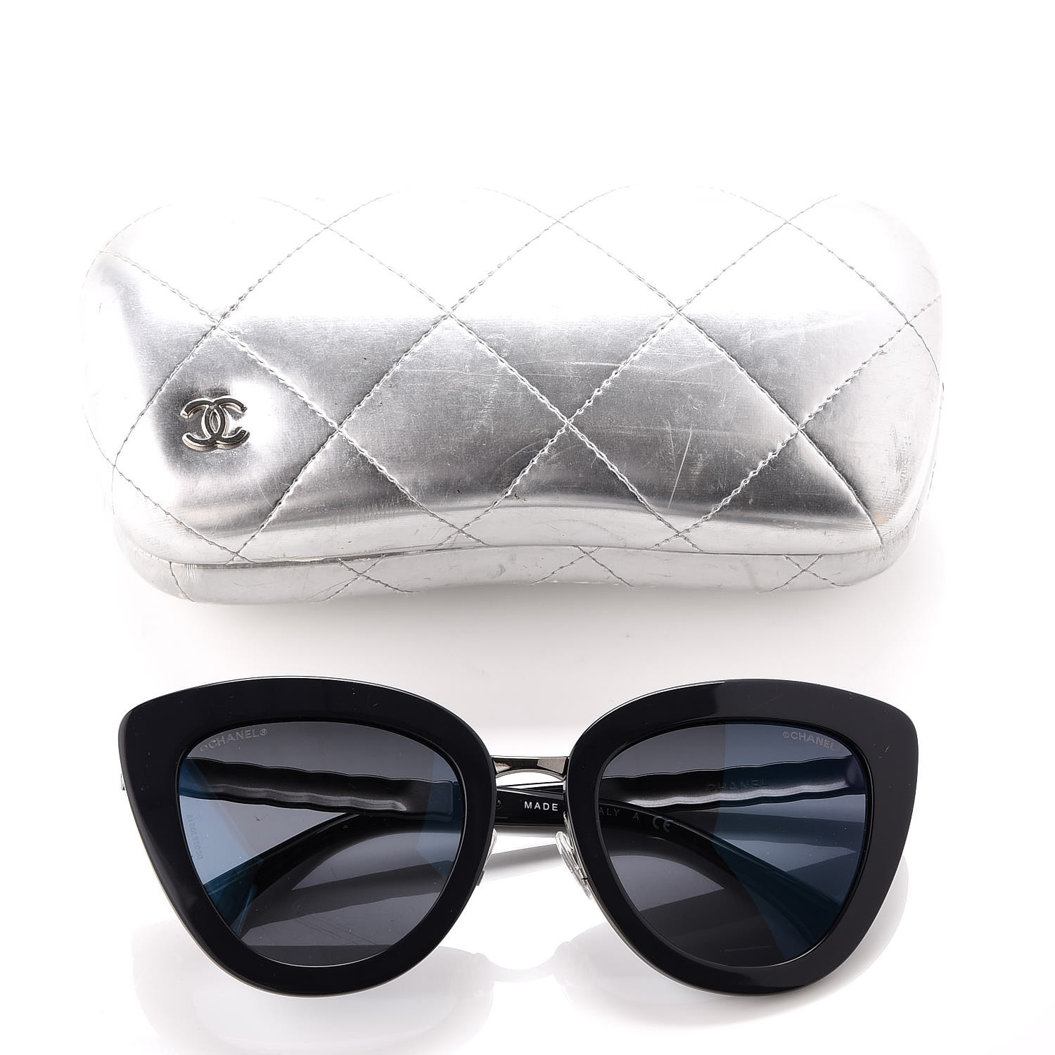chanel quilted sunglasses