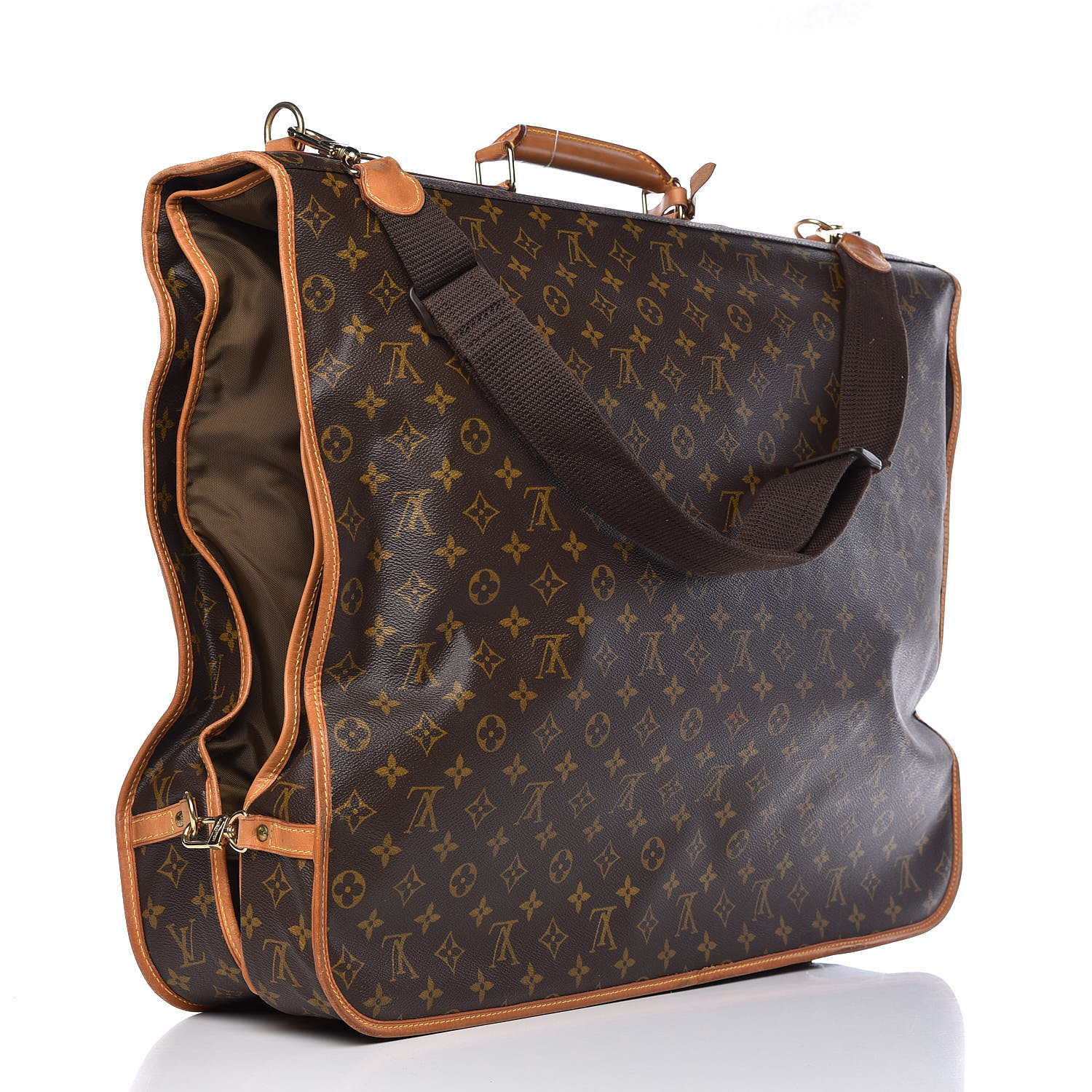 LOUIS VUITTON Monogram Garment Bag 4 Hangers 407522