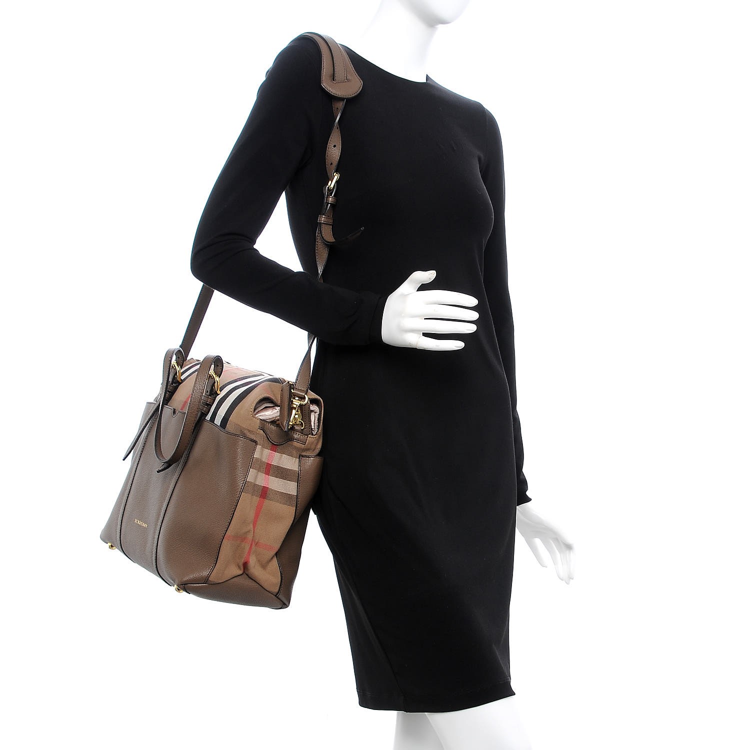 diaper tote burberry diaper bag