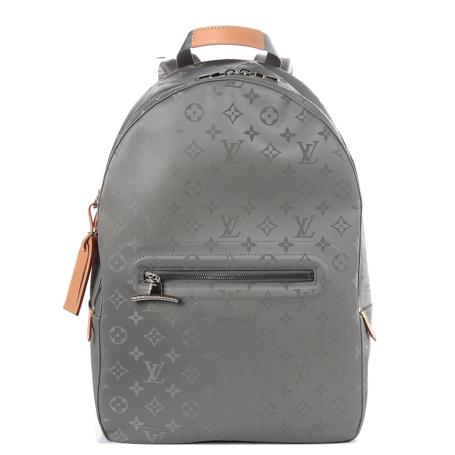 LOUIS VUITTON Monogram Titanium Backpack PM 284747